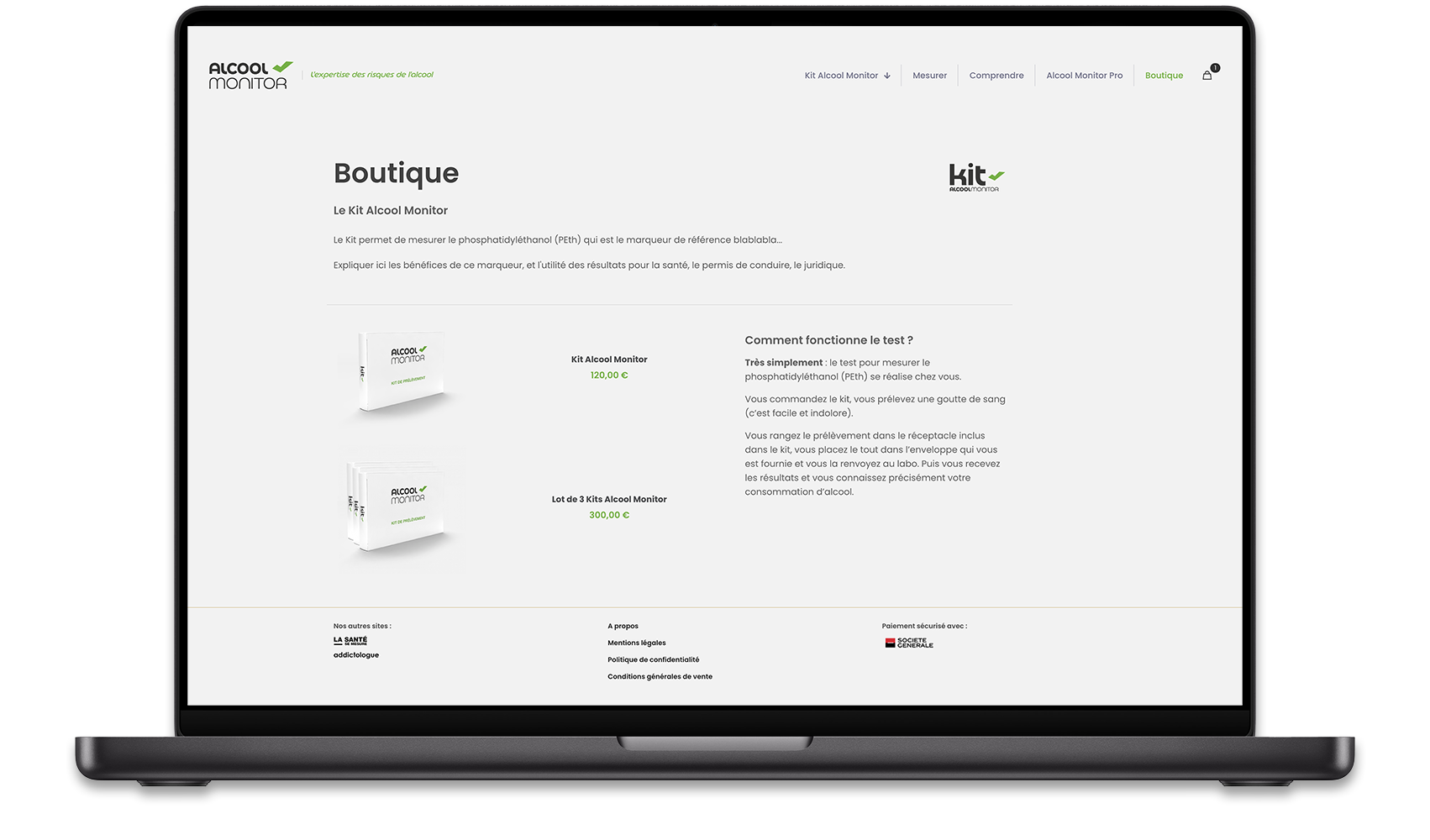 Boutique Alcool Monitor