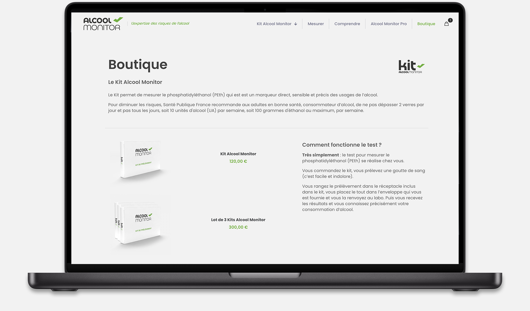 Boutique Alcool Monitor